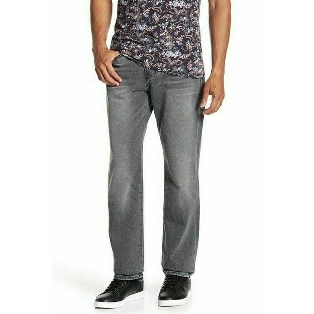 FRAME Denim L'Homme Straight leg distressed denim jeans commodore gray Sz 30 NEW - Picture 3 of 11